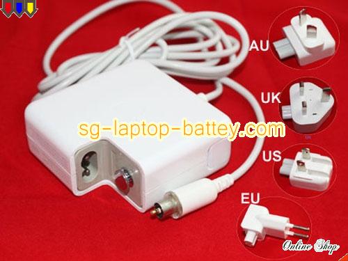  image of APPLE M8576LL ac adapter, 24.5V 2.65A M8576LL Notebook Power ac adapter APPLE24.5V2.65A65W-7.7x2.5mm-Wall-W