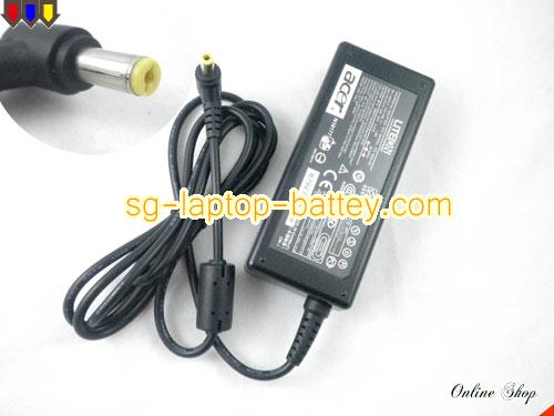  image of ACER PA-1600-02 ac adapter, 19V 3.42A PA-1600-02 Notebook Power ac adapter ACER19V3.42A65W-5.5x2.5mm-RIGHT-ANGEL