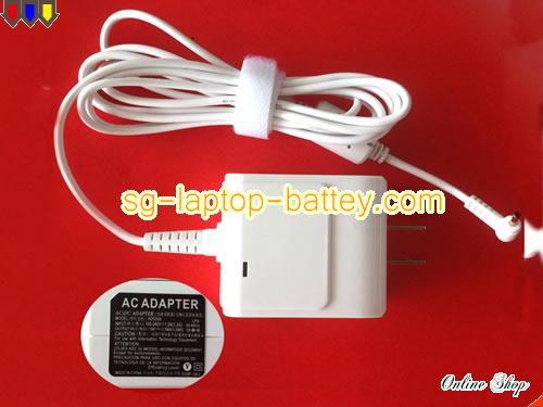  image of ASUS AD59230 ac adapter, 19V 1.58A AD59230 Notebook Power ac adapter ASUS19V1.58A30W-2.31x0.7mm-US-OEM