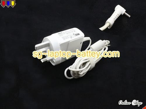  image of ASUS AD59230 ac adapter, 19V 1.58A AD59230 Notebook Power ac adapter ASUS19V1.58A30W-2.31x0.7mm-wall-UK-w