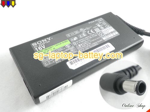 SONY PCG-505TX adapter, 16V 4A PCG-505TX laptop computer ac adaptor, SONY16V4A64W-6.5x4.4mm-Slim