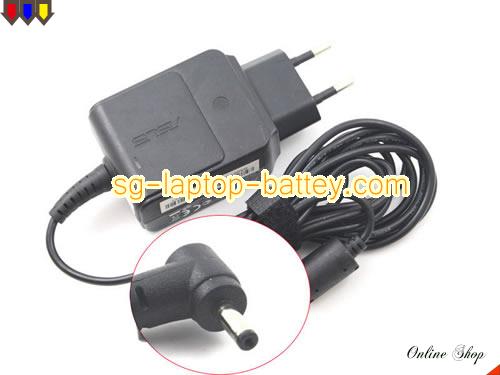  image of ASUS EXA0901XH ac adapter, 19V 1.58A EXA0901XH Notebook Power ac adapter ASUS19V1.58A30W-2.31x0.7mm-EU-wall