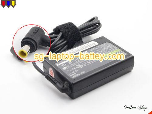  image of SONY VGP-AC16V11 ac adapter, 16V 2.2A VGP-AC16V11 Notebook Power ac adapter SONY16V2.2A35W-6.4x5.0mm