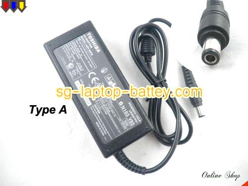  image of TOSHIBA PA3154U-1ACA ac adapter, 15V 5A PA3154U-1ACA Notebook Power ac adapter TOSHIBA15V5A75W-6.0x3.0mm
