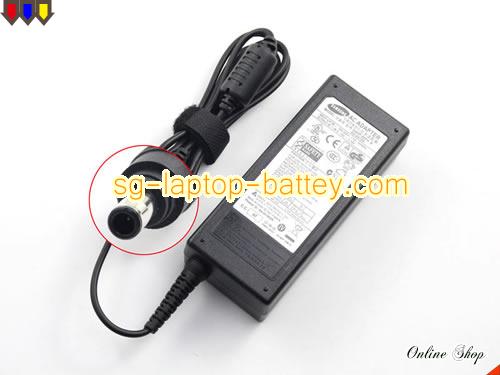  image of SAMSUNG ADP60ZH-D ac adapter, 19V 3.16A ADP60ZH-D Notebook Power ac adapter SAMSUNG19V3.16A60W-5.5x3.0mm