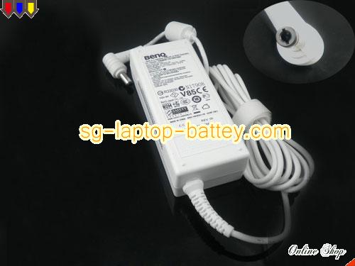  image of BENQ ADP-65JH BB ac adapter, 19V 3.42A ADP-65JH BB Notebook Power ac adapter BENQ19V3.42A65W-5.5x2.5mm-W