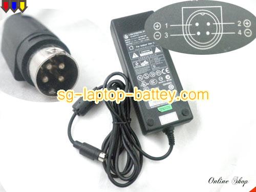  image of LI SHIN 0219B1280 ac adapter, 12V 6.67A 0219B1280 Notebook Power ac adapter LS12V6.67A80W-4PIN-SZXF