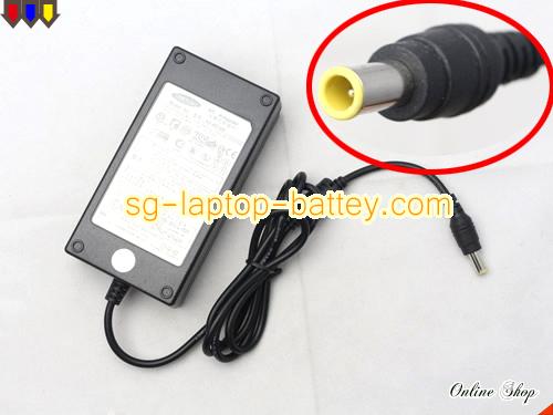  image of SAMSUNG AD-4214N ac adapter, 14V 3A AD-4214N Notebook Power ac adapter SAMSUNG14V3A42W-6.5x4.4mm
