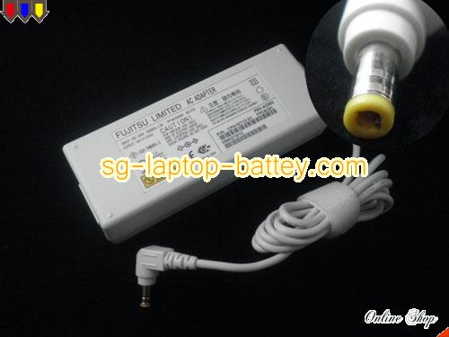  image of FUJITSU CP410713-01 ac adapter, 19V 6.32A CP410713-01 Notebook Power ac adapter FUJITSU19V6.32A120W-5.5x2.5mm-W