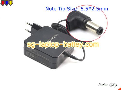  image of ASUS SADP-65NB BB ac adapter, 19V 3.42A SADP-65NB BB Notebook Power ac adapter ASUS19V3.42A-square-5.5x2.5mm-EU