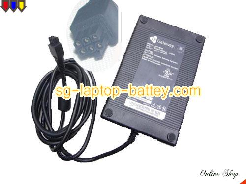  image of GATEWAY HP-U1900X3 ac adapter, 12V 15A HP-U1900X3 Notebook Power ac adapter GATEWAY12V15A180W-6hole