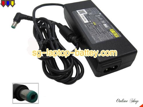  image of NEC ADP57 ac adapter, 15V 5A ADP57 Notebook Power ac adapter NEC15V5A75W-6.0x3.0mm