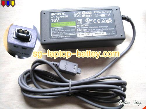  image of SONY PCGA-AC5N C1 ac adapter, 16V 2.5A PCGA-AC5N C1 Notebook Power ac adapter SONY16V2.5A40W-2PIN