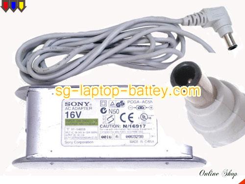  image of SONY PCGA-AC5N C1 ac adapter, 16V 2.5A PCGA-AC5N C1 Notebook Power ac adapter SONY16V2.5A40W-6.5x4.0mm-W