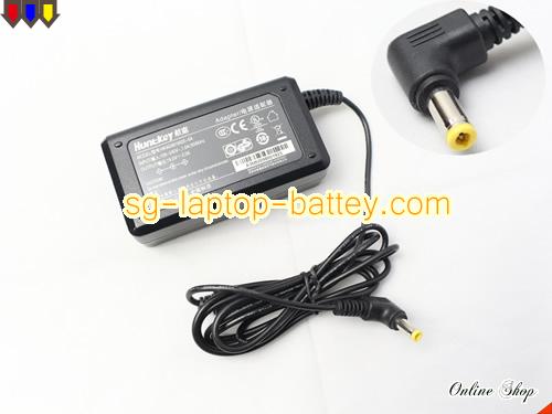  image of HUNTKEY HKA03619020-8C ac adapter, 19V 2A HKA03619020-8C Notebook Power ac adapter HuntKey19V2.0A38W-5.5x2.5mm
