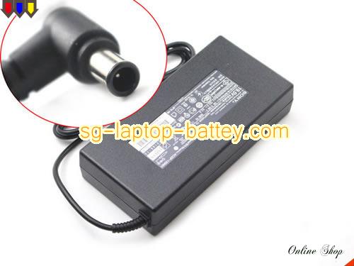  image of SONY VGP-AC19V15 ac adapter, 19.5V 6.2A VGP-AC19V15 Notebook Power ac adapter SONY19.5V6.2A121W-6.5x4.4mm-NEW
