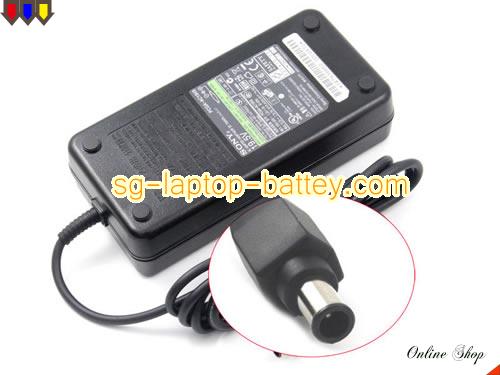  image of SONY VGP-AC19V15 ac adapter, 19.5V 7.7A VGP-AC19V15 Notebook Power ac adapter SONY19.5V7.7A150W-6.5x4.4mm