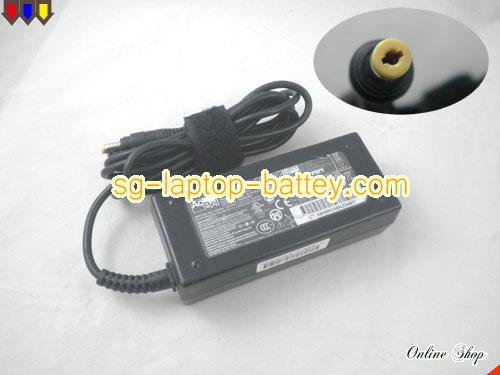  image of HP 586992-001 ac adapter, 19V 3.42A 586992-001 Notebook Power ac adapter AcBel19V3.42A65W-4.8x1.7mm