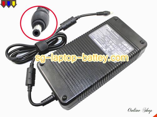 image of DELL D220P-01 ac adapter, 12V 18A D220P-01 Notebook Power ac adapter DELL12V18A216W-5.5x2.5mm