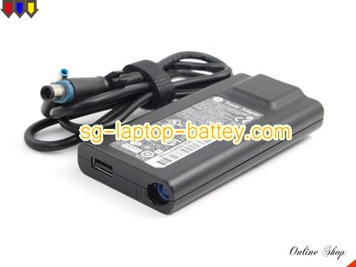  image of HP 601485-001 ac adapter, 19.5V 3.33A 601485-001 Notebook Power ac adapter HP19.5V3.33A-4.5x2.8mm-TA