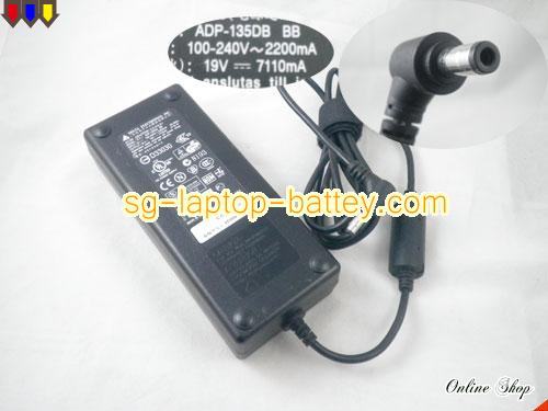  image of DELTA XFW0426000007 ac adapter, 19V 7.11A XFW0426000007 Notebook Power ac adapter DELTA.19V7.11A135W-5.5x2.5mm