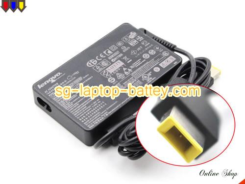  image of LENOVO 45N0260 ac adapter, 20V 3.25A 45N0260 Notebook Power ac adapter Lenovo20V3.25A65W-rectangle-pin-slim