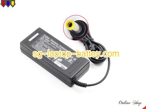  image of FUJITSU ADP-80CB ac adapter, 19V 4.2A ADP-80CB Notebook Power ac adapter FUJITSU19V4.2A80W-5.5x2.5mm