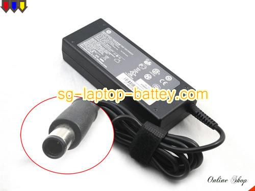  image of HP 634817-002 ac adapter, 19.5V 4.62A 634817-002 Notebook Power ac adapter HP19.5V4.62A90W-7.4x5.0mm-B