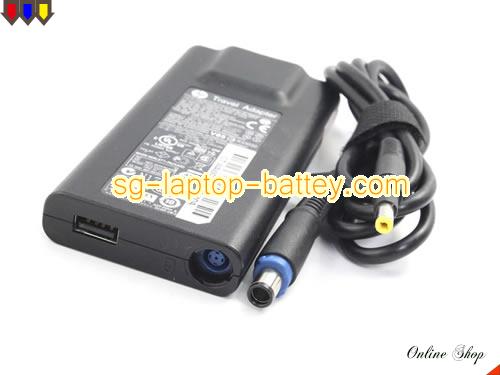  image of HP TRAVEL ADAPTER ac adapter, 19.5V 3.33A TRAVEL ADAPTER Notebook Power ac adapter HP19.5V3.33A-4.8x1.7mm-TA