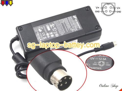  image of FSP FSP135-AHAN1 ac adapter, 12V 12.5A FSP135-AHAN1 Notebook Power ac adapter FSP12V12.5A150W-4PIN