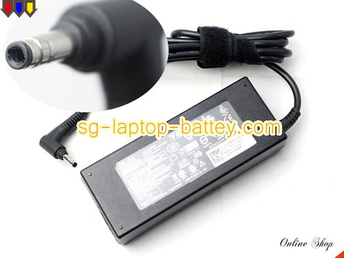  image of DELL V5560 ac adapter, 19.5V 4.62A V5560 Notebook Power ac adapter DELL19.5V4.62A90W4.0X1.7mm