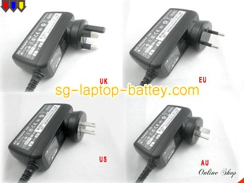 ACER ASPIRE ONE A150-BW1 adapter, 19V 2.15A ASPIRE ONE A150-BW1 laptop computer ac adaptor, ACER19V2.15A-SHAVER