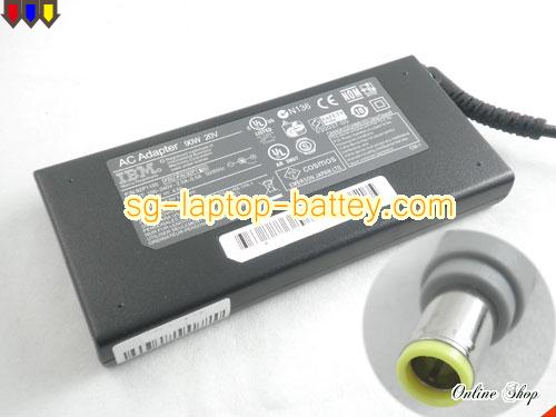  image of IBM 42T4426 ac adapter, 20V 4.5A 42T4426 Notebook Power ac adapter IBM20V4.5A90W-7.5x5.5mm-Slim
