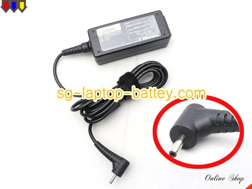  image of TOSHIBA ADP36JH F ac adapter, 12V 3A ADP36JH F Notebook Power ac adapter TOSHIBA12V3A36W-3.0x1.0mm-right