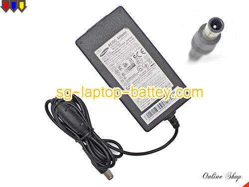  image of SAMSUNG 14020GN ac adapter, 14V 1.43A 14020GN Notebook Power ac adapter Samsung14V1.43A20W-6.5x4.4mm
