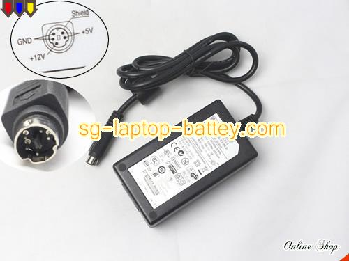  image of APD AD6008 ac adapter, 12V 1.5A AD6008 Notebook Power ac adapter APD12V1.5A18W-5PIN