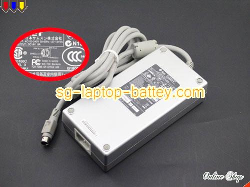 SAMSUNG SYNCM240T adapter, 14V 8A SYNCM240T laptop computer ac adaptor, SUN14V8A112W-4PIN