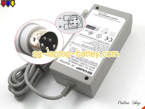  image of SHARP UADP-A043WJPZ ac adapter, 12V 6.67A UADP-A043WJPZ Notebook Power ac adapter SHARP12V6.67A80W-4pin-G