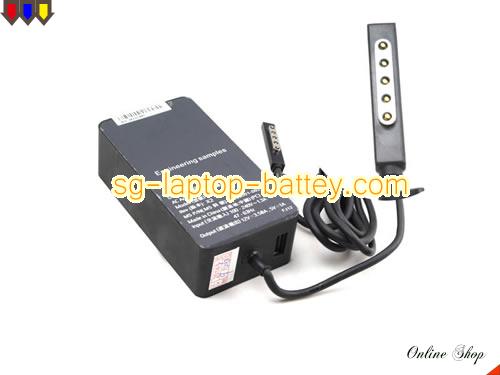  image of MICROSOFT 1536 ac adapter, 12V 3.58A 1536 Notebook Power ac adapter MICROSOFT12V3.58A43W