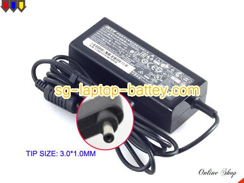 ACER ASPIRE ONE 722 adapter, 19V 2.37A ASPIRE ONE 722 laptop computer ac adaptor, ACER19V2.37A45W-3.0x1.0mm-B