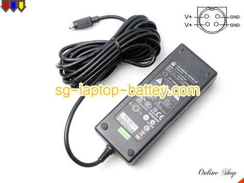  image of LISHIN 0219B1280 ac adapter, 12V 6.67A 0219B1280 Notebook Power ac adapter LCDLS12V6.67A80W-4PIN-ZZYF