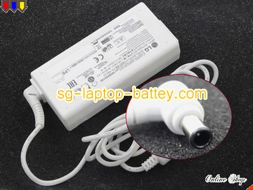  image of LG DA-48F19 ac adapter, 19V 2.53A DA-48F19 Notebook Power ac adapter LG19V2.53A48W-6.5X4.0mm-W