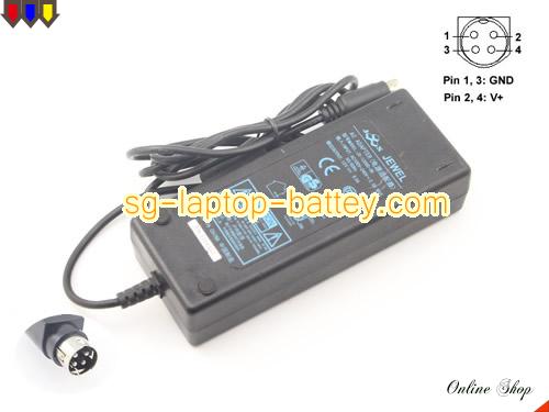  image of HJC HASU12FB ac adapter, 12V 6A HASU12FB Notebook Power ac adapter JEWEL12V6A72W-4PIN
