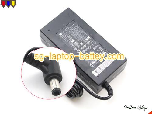  image of LG LCAP23 ac adapter, 24V 2.7A LCAP23 Notebook Power ac adapter LG24V2.7A65W-5.5x2.5mm