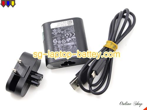 image of DELL 77GR6 ac adapter, 19.5V 1.2A 77GR6 Notebook Power ac adapter DELL19.5V1.2A23W-US-Cord