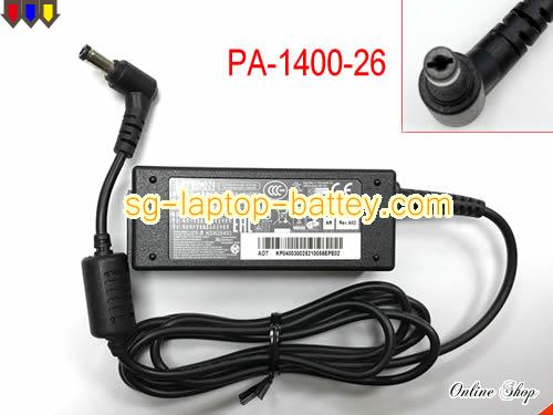  image of LITEON PA-1400-26 ac adapter, 19V 2.1A PA-1400-26 Notebook Power ac adapter LITEON19V2.1A40W-5.5x1.7mm