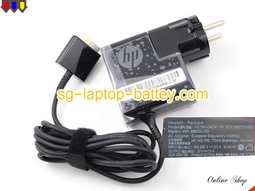  image of HP 685735-003 ac adapter, 9V 1.1A 685735-003 Notebook Power ac adapter HP9V1.1A10W-EU