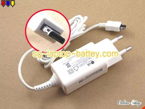  image of LG HU10450-12027 ac adapter, 5.2V 3A HU10450-12027 Notebook Power ac adapter LG5.2V3A15.6W-EU-W-5Pins