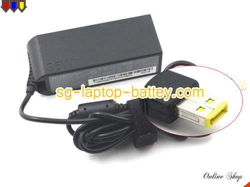  image of LENOVO 4X20E75066 ac adapter, 12V 3A 4X20E75066 Notebook Power ac adapter LENOVO12V3A36W
