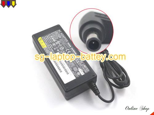  image of FUJITSU FMV-AC304W ac adapter, 16V 3.75A FMV-AC304W Notebook Power ac adapter FUJITSU16V3.75A60W-6.5x4.4mm